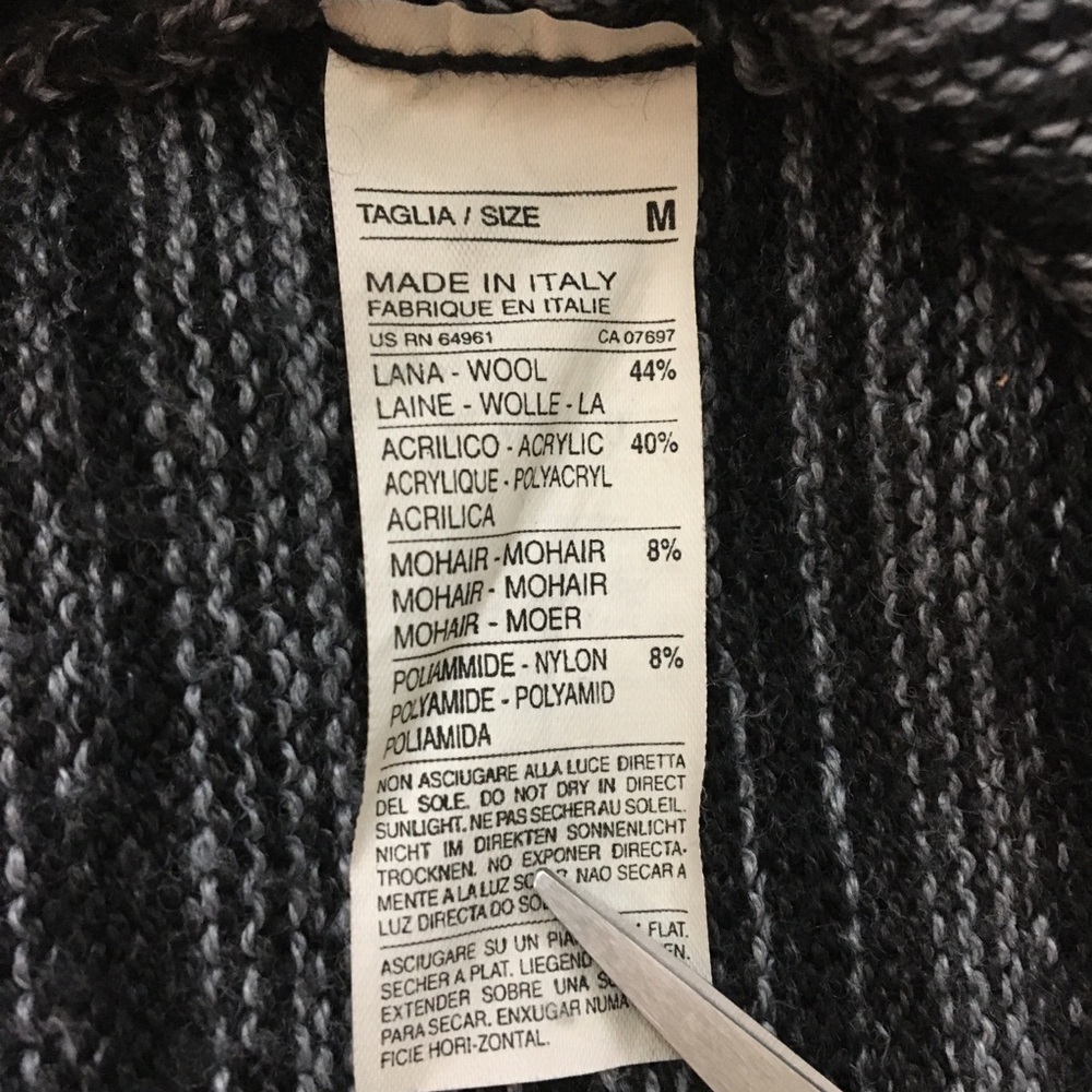 Vintage Y2K Boho Lacy Knit Cardi Cami Combo SISLEY - Picture 9 of 16